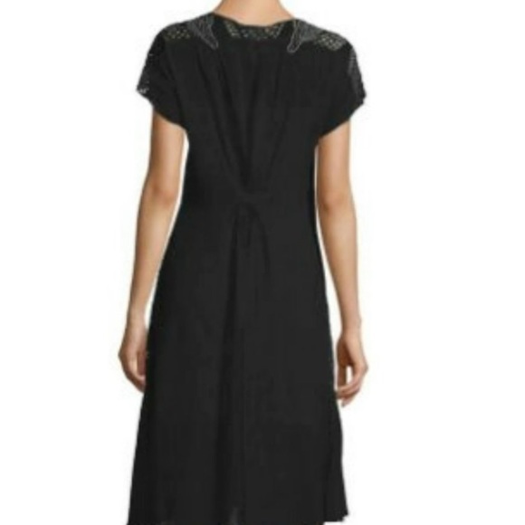 NWT Johnny Was Halfrid Eyelet petite dress with Chiffon Trim - Picture 2 of 8